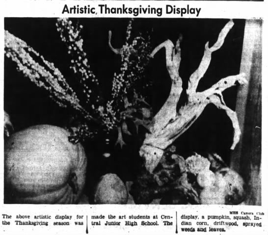 Artistic Thanksgiving Display